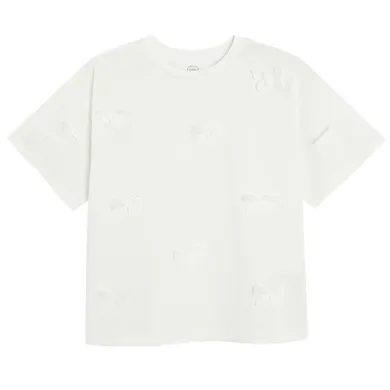 Cool Club, Bluza cu maneca scurta pentru fete, alb