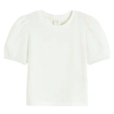 Cool Club, Bluza cu maneca scurta pentru fete, alb