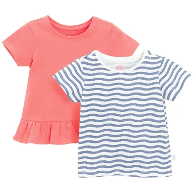 Cool Club, Bluza cu maneca scurta pentru fete, mix, set, 2 buc.