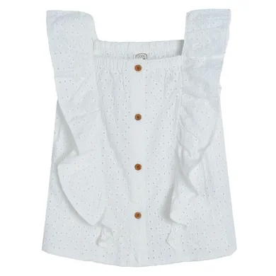 Cool Club, Bluza fara maneci pentru fete, alb