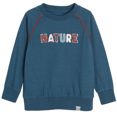 Cool Club, Bluza pentru baieti, turcoaz, imprimeu Nature