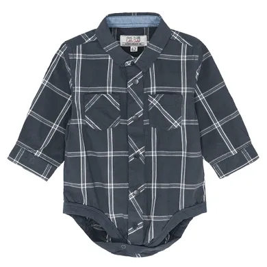 Cool Club, Body -camasa cu maneca lunga pentru baieti, bleumarin, in carouri