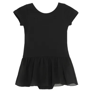 Cool Club, Body balet cu maneca scurta pentru fete, negru