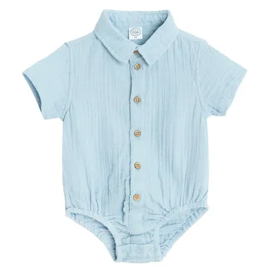 Cool Club, Body-camasa cu maneca scurta pentru baieti, albastru