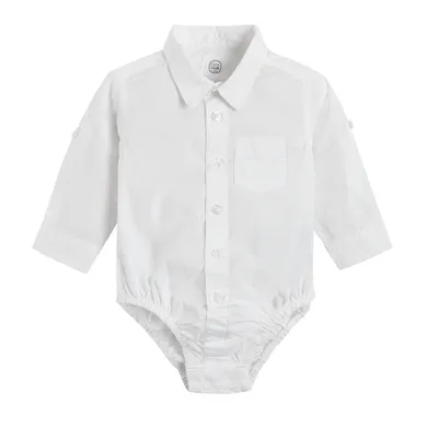 Cool Club, Body cu maneca lunga, camasa alba