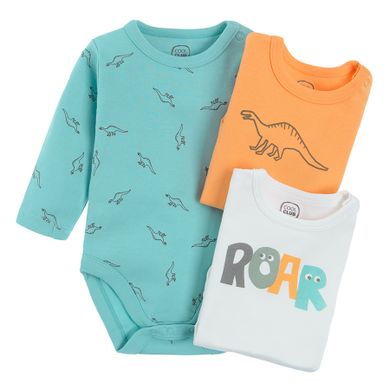 Cool Club, Body cu maneca lunga pentru baieti, mix, set, 3 buc.