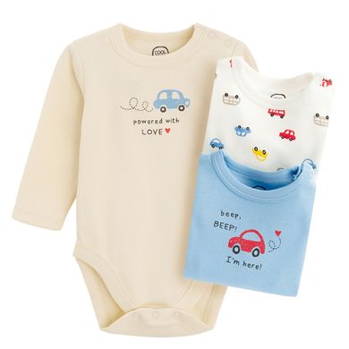 Cool Club, Body cu maneca lunga pentru baieti, mix, set, 3 buc.