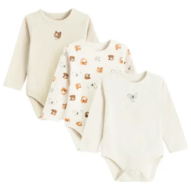 Cool Club, Body cu maneca lunga pentru baieti, mix, set, 3 buc.