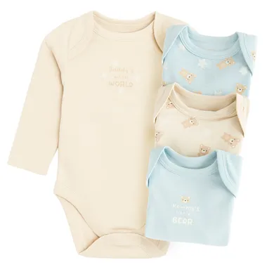 Cool Club, Body cu maneca lunga pentru baieti, mix, set, 4 buc.