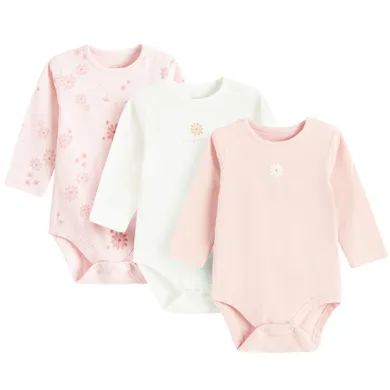 Cool Club, Body cu maneca lunga pentru fete, mix, set, 3 buc.