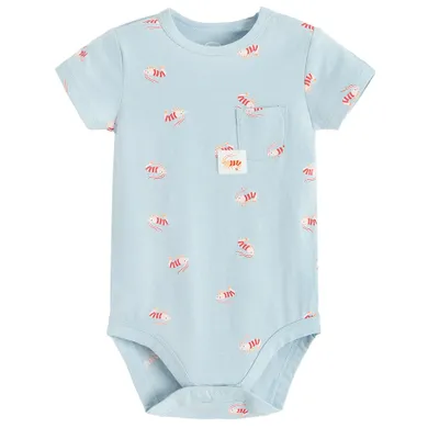 Cool Club, Body cu maneca scurta pentru baieti, albastru