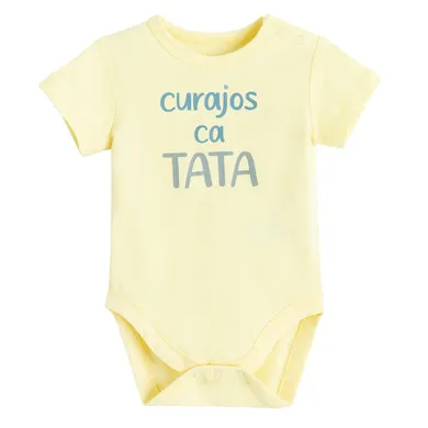 Cool Club, Body cu maneca scurta pentru baieti, galben