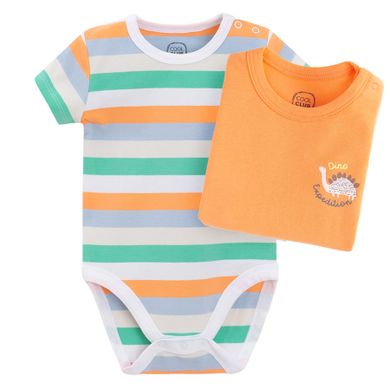 Cool Club, Body cu maneca scurta pentru baieti, mix, set, 2 buc.