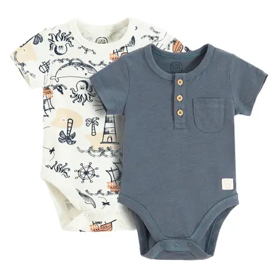 Cool Club, Body cu maneca scurta pentru baieti, mix, set, 2 buc.