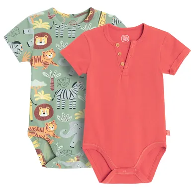 Cool Club, Body cu maneca scurta pentru baieti, mix, set, 2 buc.