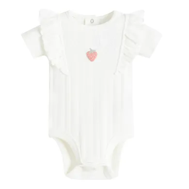 Cool Club, Body cu maneca scurta pentru fete, alb