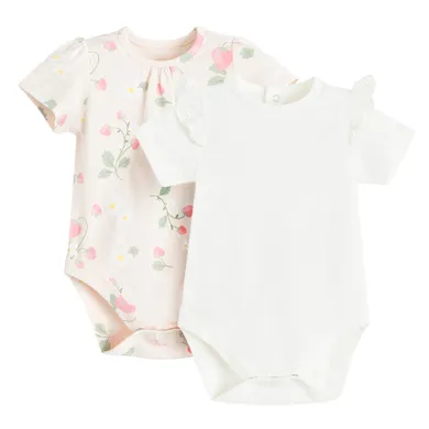 Cool Club, Body cu maneca scurta pentru fete, mix, set, 2 buc.