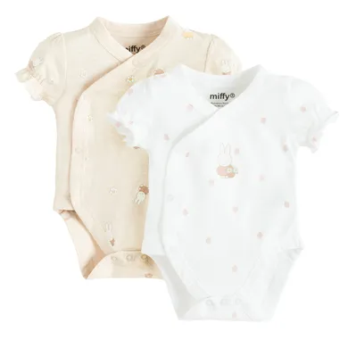Cool Club, Body cu maneca scurta pentru fete, mix, set, 2 buc., imprimeu Miffy