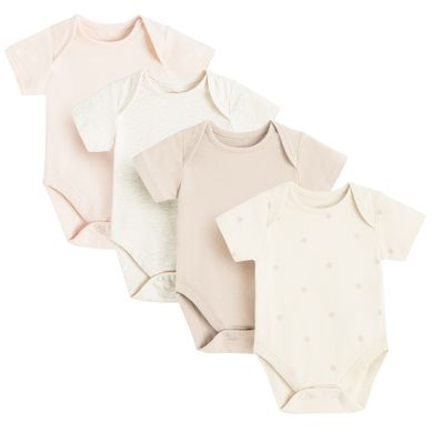 Cool Club, Body cu maneca scurta pentru fete, mix, set, 4 buc.