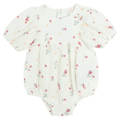 Cool Club, Body cu maneca scurta pentru fete, muselina, alb