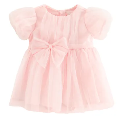Cool Club, Body-rochie cu maneca scurta pentru fete, roz