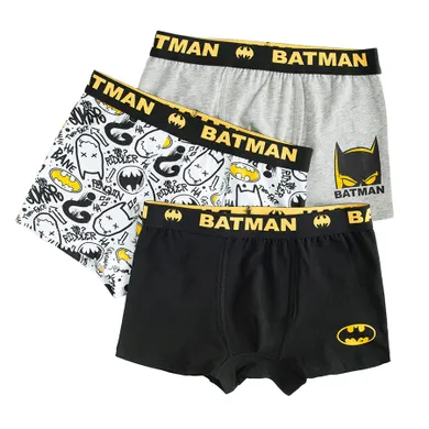 Cool Club, Boxeri pentru baieti, mix, imprimeu Batman, set, 3 buc.