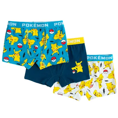 Cool Club, Boxeri pentru baieti, mix, imprimeu Pokemon, set, 3 buc.