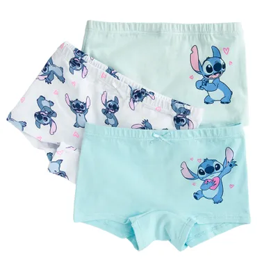 Cool Club, Boxeri pentru fete, mix, imprimeu Lilo si Stitch, set, 3 buc.