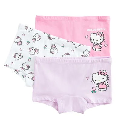Cool Club, Boxeri pentru fete, mix, set, 3 buc., imprimeu Hello Kitty