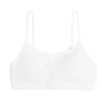 Cool Club, Bustiera pentru fete, alb, microfibra