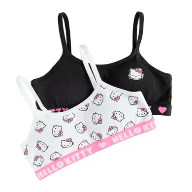 Cool Club, Bustiera pentru fete, mix, imprimeu Hello Kitty, set, 2 buc.
