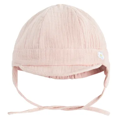 Cool Club, Caciula pentru fete, muselina, cu snur, roz