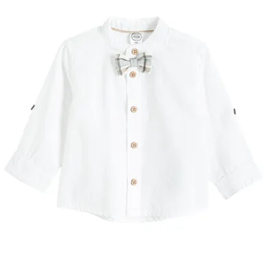 Cool Club, Camasa cu maneca lunga pentru baieti, alb