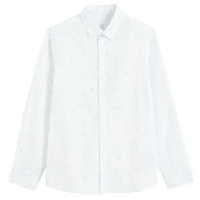 Cool Club, Camasa cu maneca lunga pentru baieti, alb