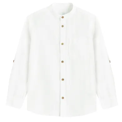 Cool Club, Camasa cu maneca lunga pentru baieti, cu in, regular, alb