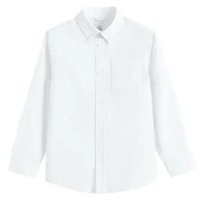 Cool Club, Camasa cu maneca lunga pentru baieti, regular, alb