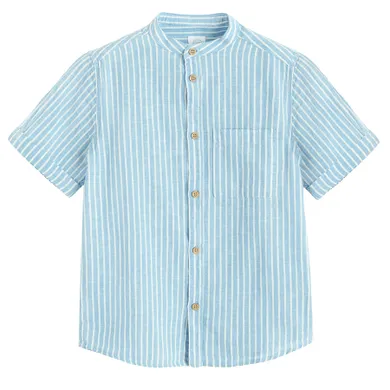 Cool Club, Camasa cu maneca scurta pentru baieti, cu in, regular, albastru