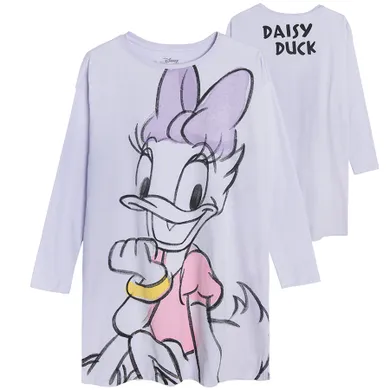Cool Club, Camasa de noapte cu maneca lunga pentru fete, violet, imprimeu Daisy