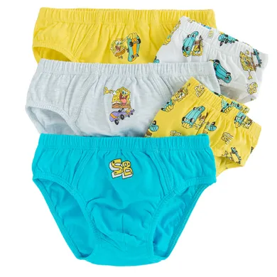 Cool Club, Chilotei pentru baieti, mix, imprimeu SpongeBob, set, 5 buc.