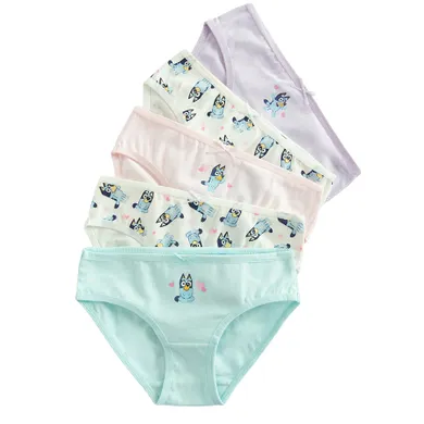 Cool Club, Chilotei pentru fete, mix, imprimeu Bluey, set, 5 buc.