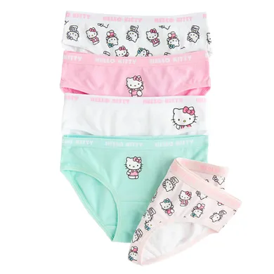 Cool Club, Chilotei pentru fete, mix, imprimeu Hello Kitty, set, 5 buc.