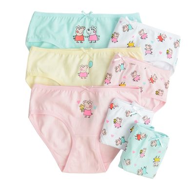 Cool Club, Chilotei pentru fete, mix, imprimeu Peppa Pig, set, 7 buc.