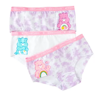 Cool Club, Chilotei scurti pentru fete, mix, imprimeu Care Bears, set, 3 buc.