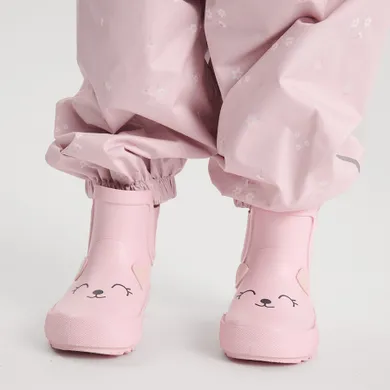 Cool Club, Cizme de cauciuc pentru fete, roz, talpa Barefoot
