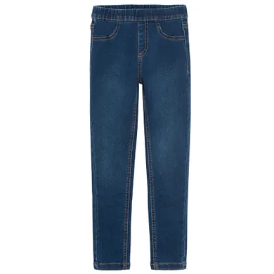 Cool Club, Colanti denim pentru fete, croiala regular, albastru