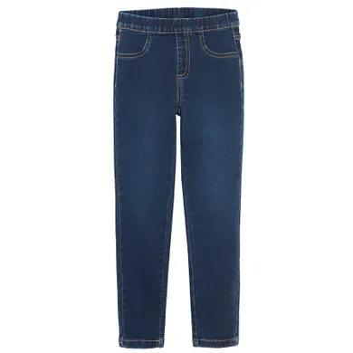 Cool Club, Colanti denim pentru fete, croiala slim, albastru