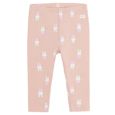 Cool Club, Colanti pentru fete, din tricot striat, roz, imprimeu Miffy