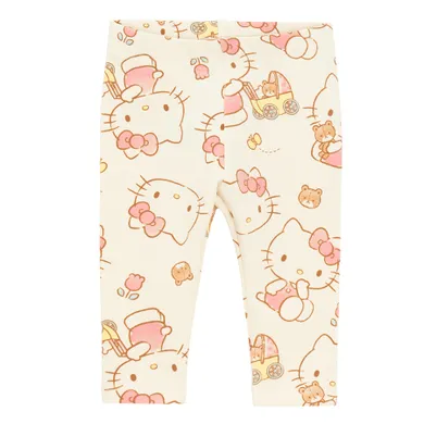 Cool Club, Colanti pentru fete, ecru, imprimeu Hello Kitty