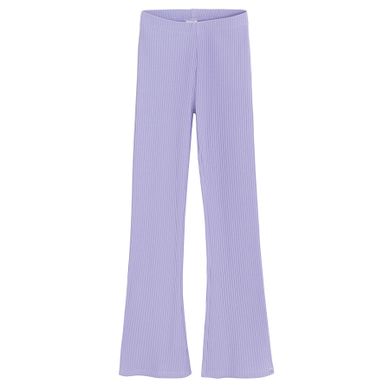 Cool Club, Colanti pentru fete, evazati, din tricot striat, violet