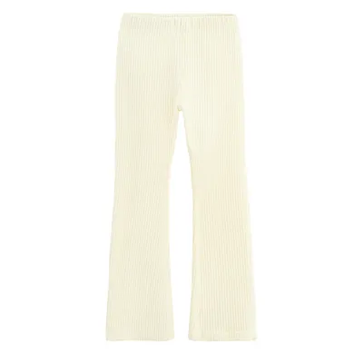 Cool Club, Colanti pentru fete, evazati, velur, ecru